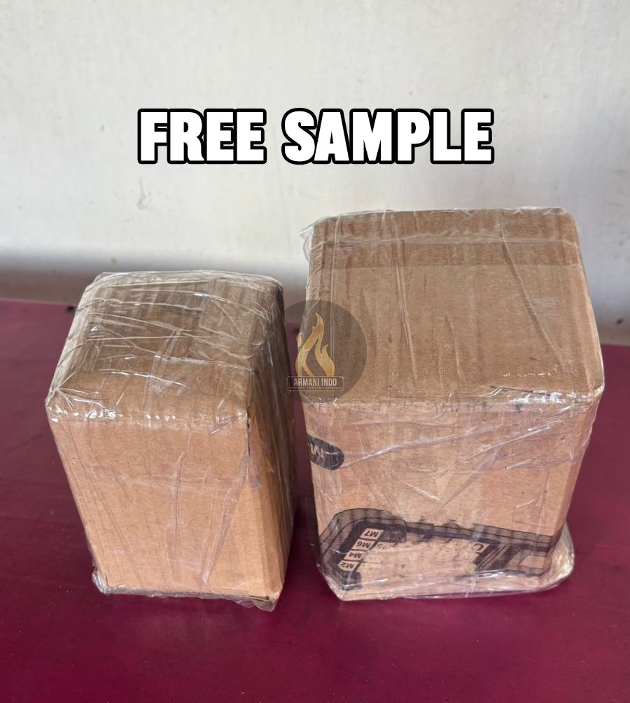 Free Sample Β» Armani Indo Trading Coconut Charcoal Briquette