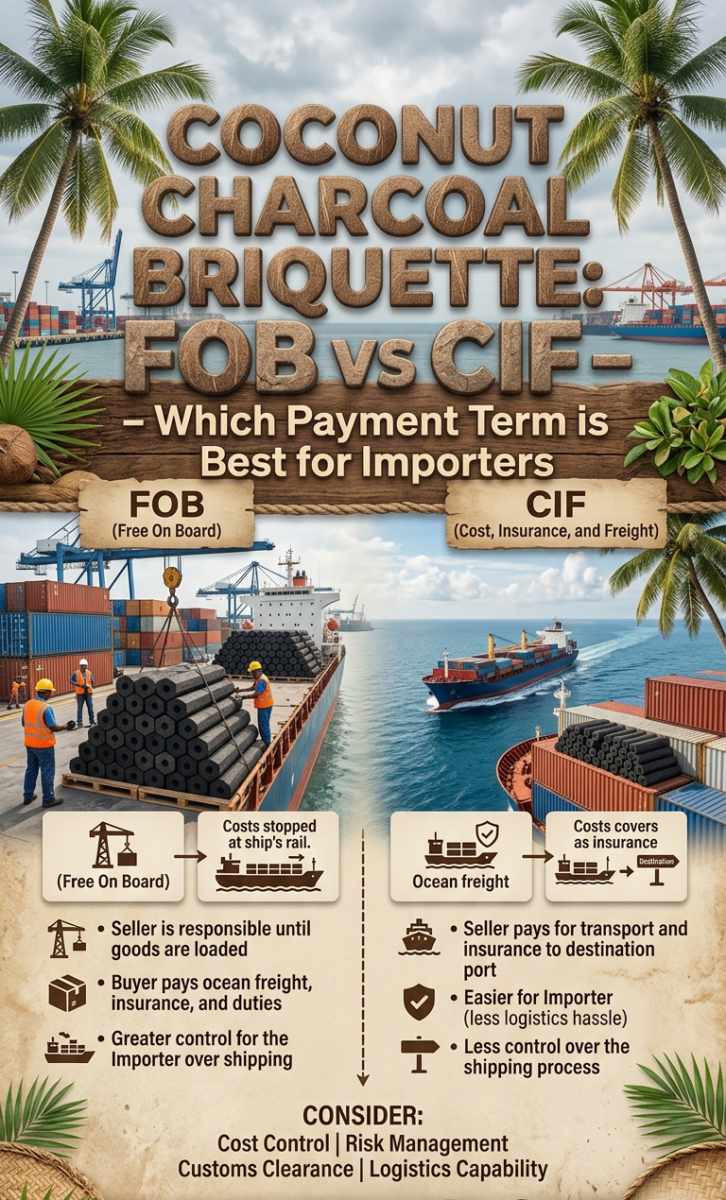 coconut charcoal briquette