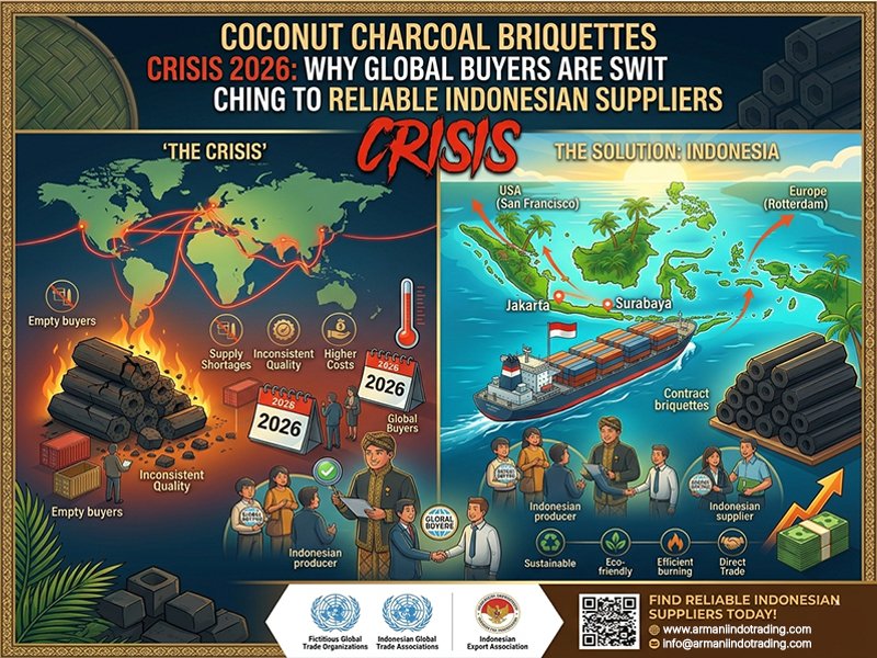 Coconut Charcoal Briquette
