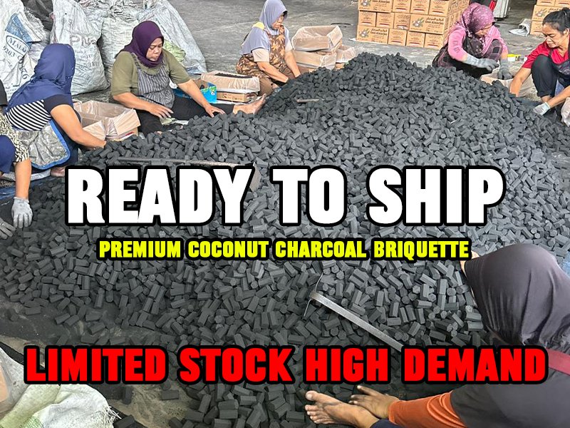 coconut charcoal briquette