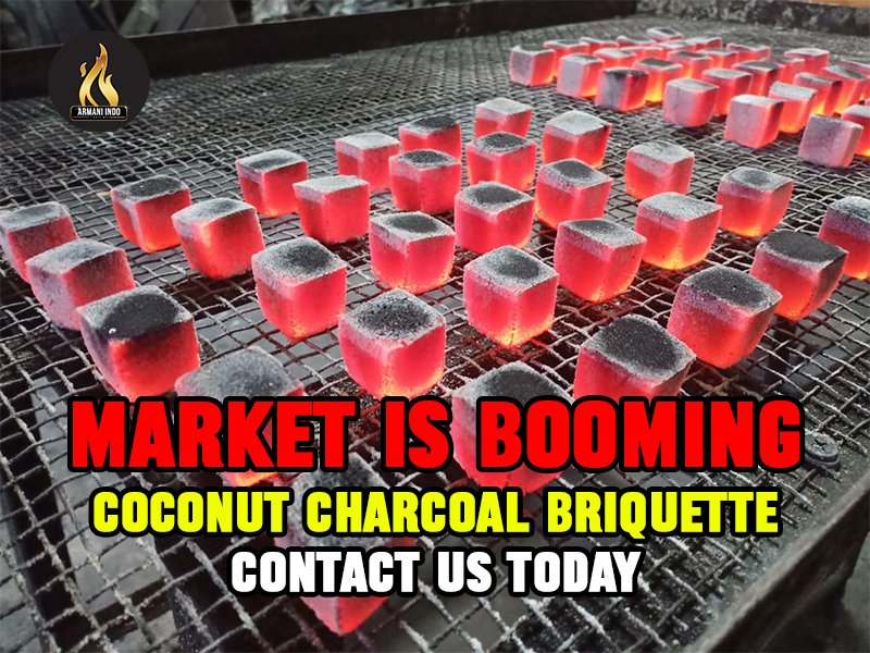 Coconut Charcoal Briquette
